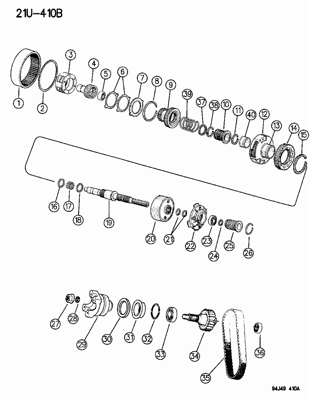 Mopar 4796976 Gear, Input