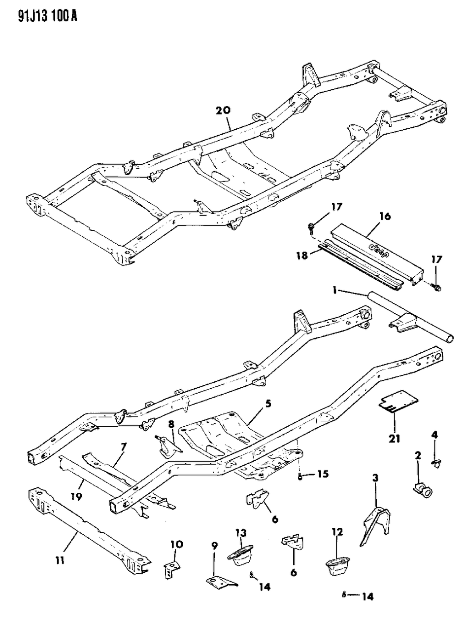 Mopar 55007344 Cover Support, Front