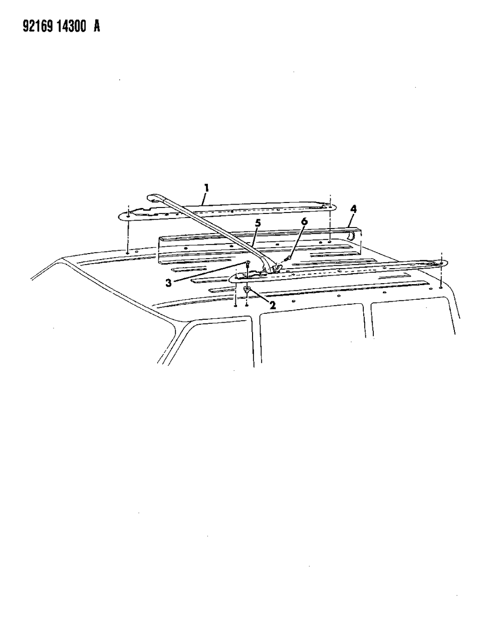Mopar 6034640 Screw, Side Rail