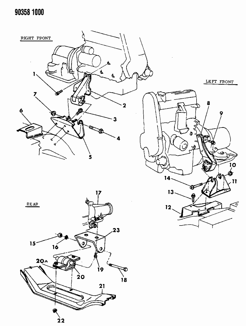 Mopar 52007145 Rear Bracket