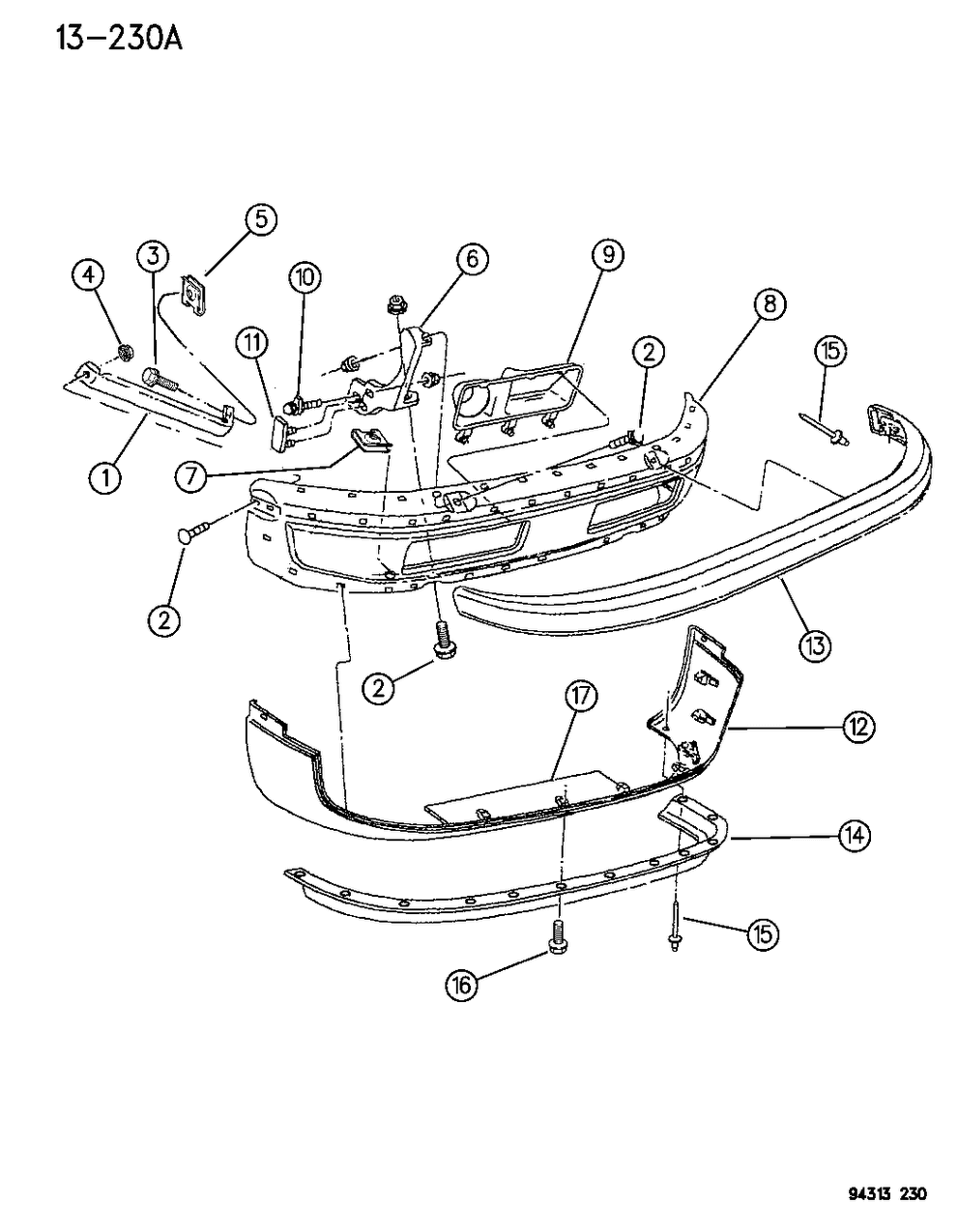 Mopar 55235115 Seal, Radiator