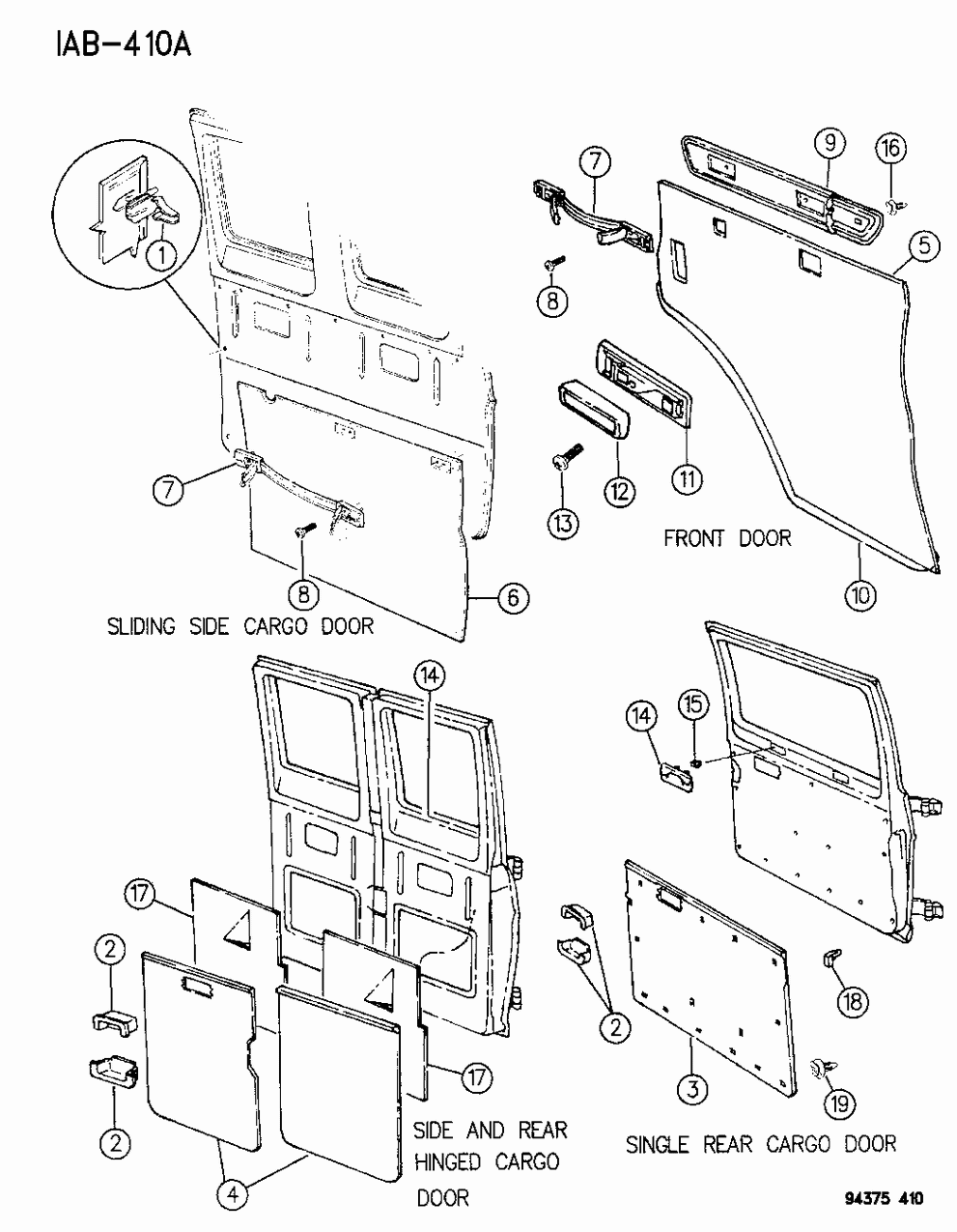 Mopar 5EF07RM6 Panel, Door