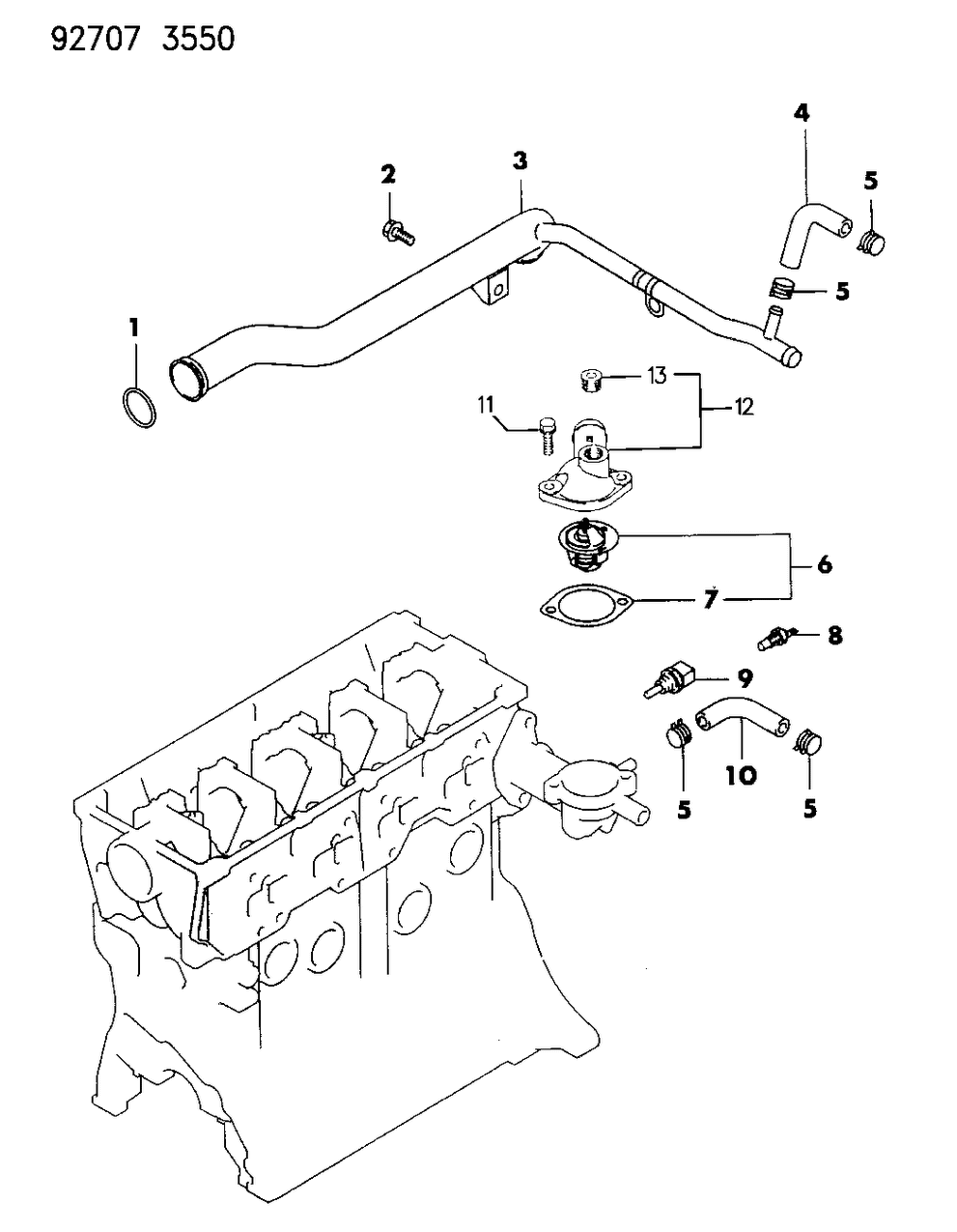 Mopar MD178715 Thermostat Housing
