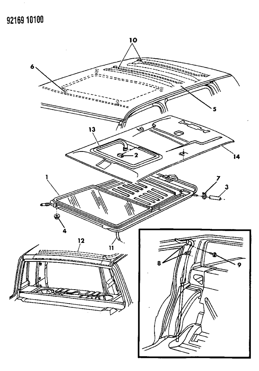 Mopar H484HV4 Welt, Headliner