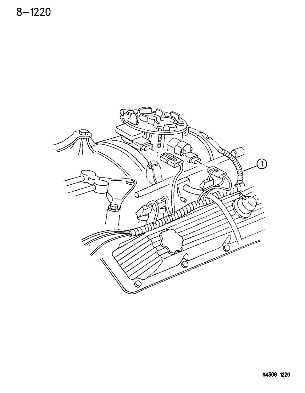 Mopar 56019829 Wiring, 4X4 Indicator Lamp