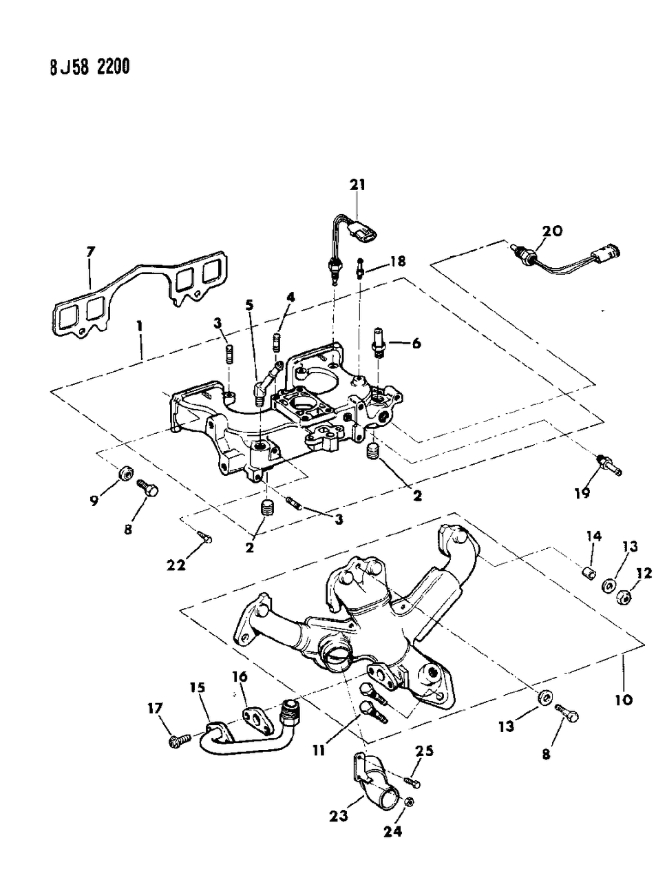 Mopar 53004523 Fitting, Vacuum, 2-Portion