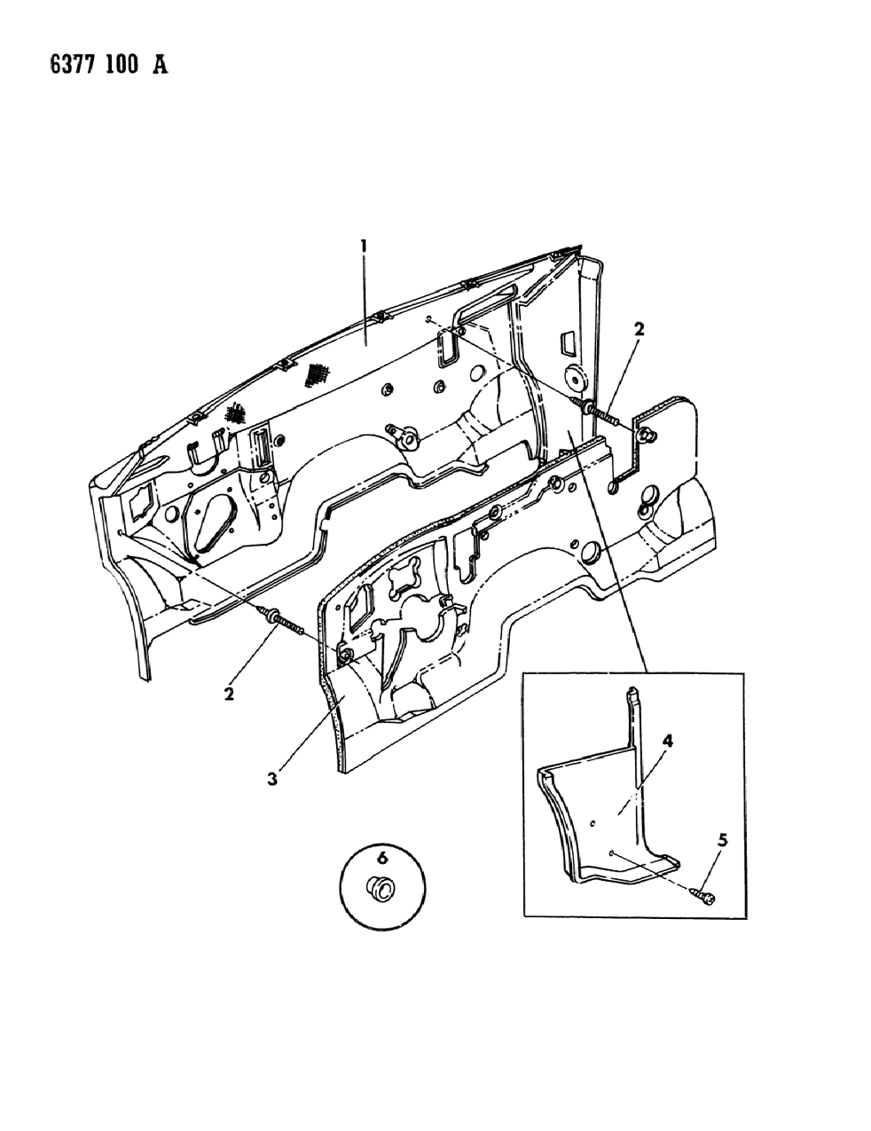 Mopar F376EA3 Panel, Cowl