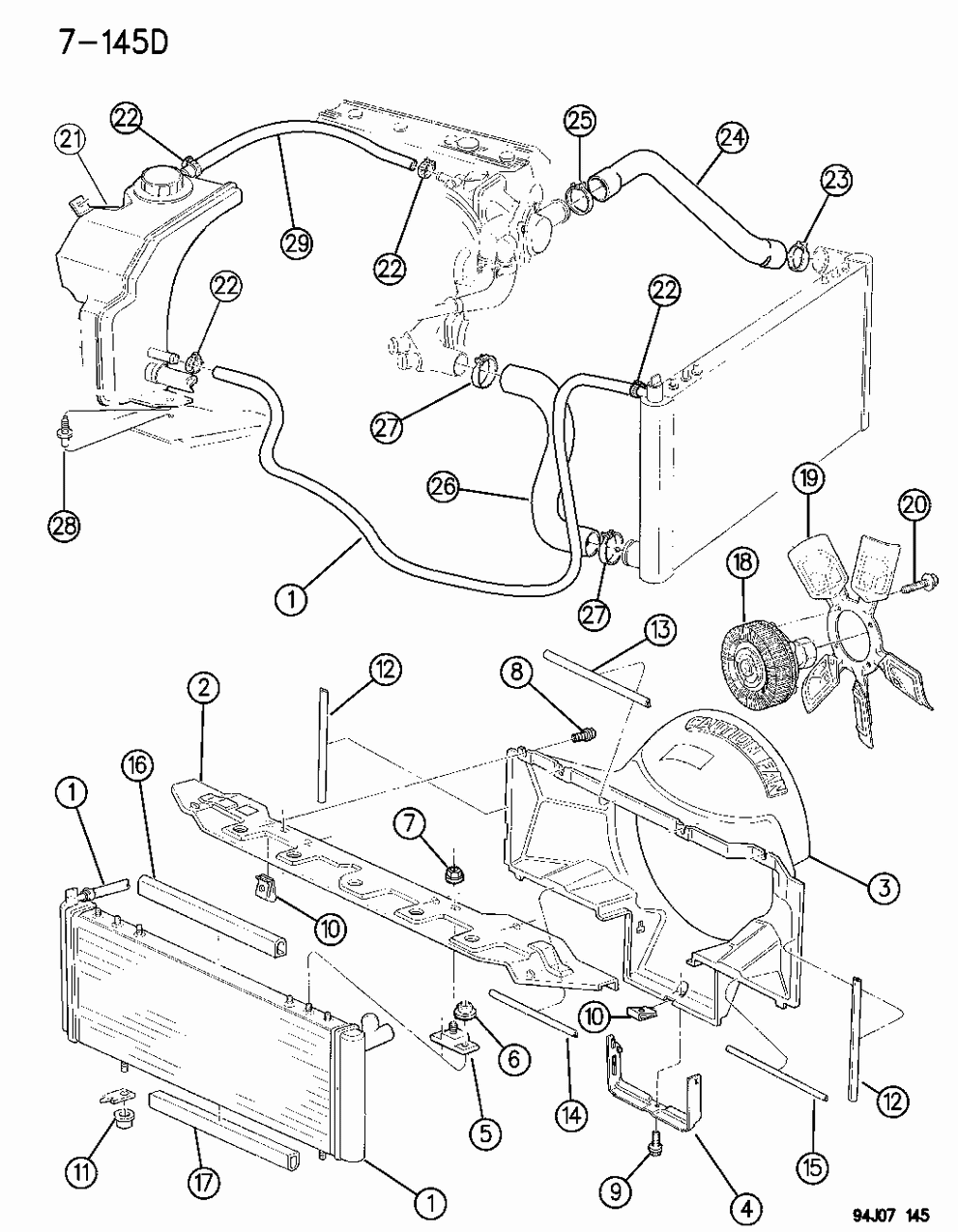 Mopar 52028234 Seal, Radiator To Shroud, Upper