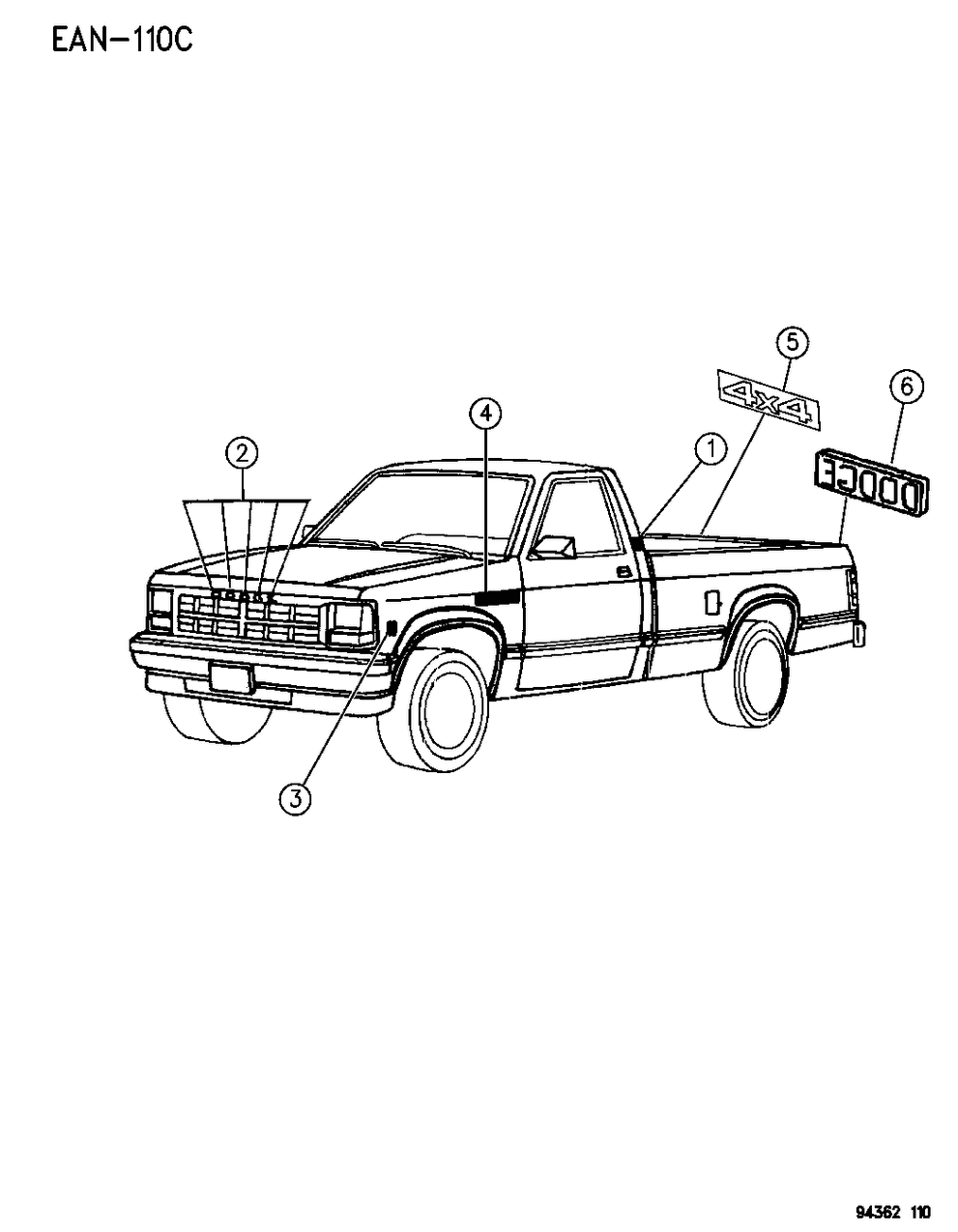 Mopar 4637501 Letter