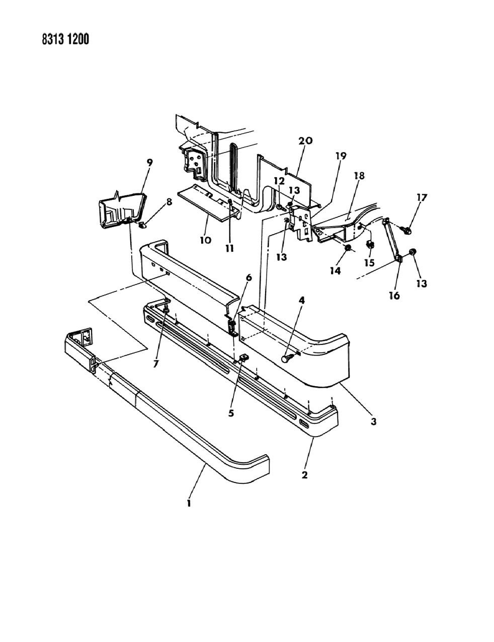 Mopar 4335162 Impact Strip