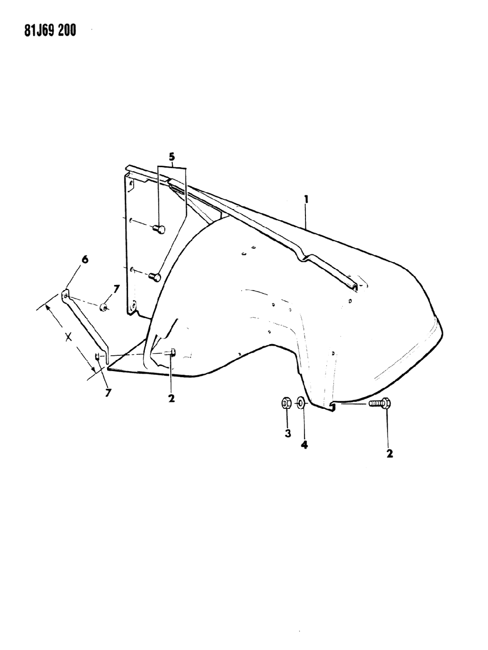 Mopar J5763566 Fender, Front
