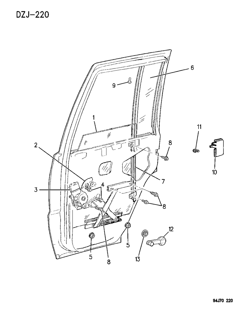Mopar 55214832 Cover, Rear Door Window Switch (For Manual Windows)