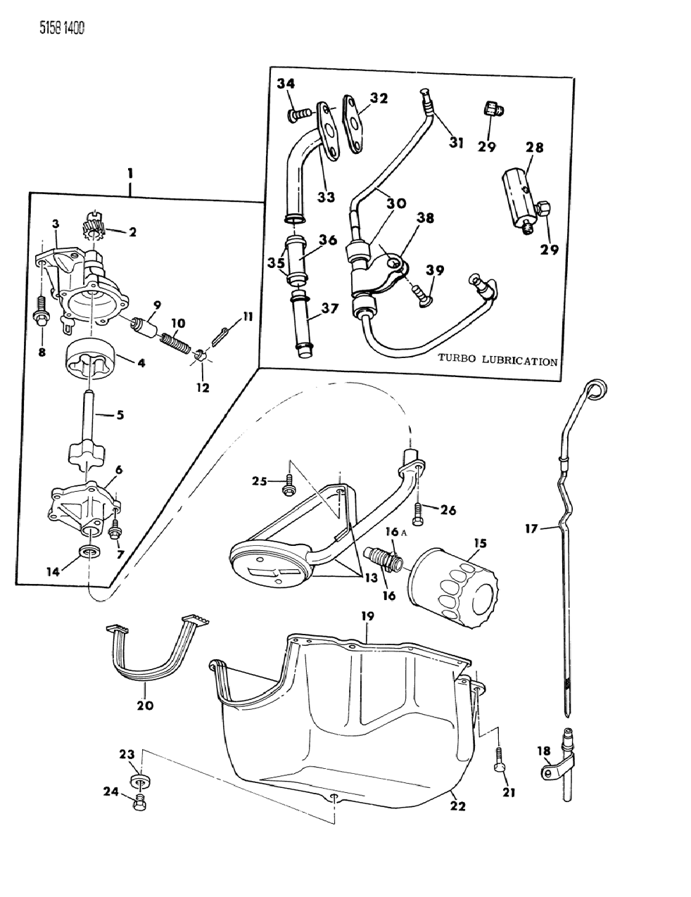 Mopar 4105457 Hose, Turbo Oil Drain Back