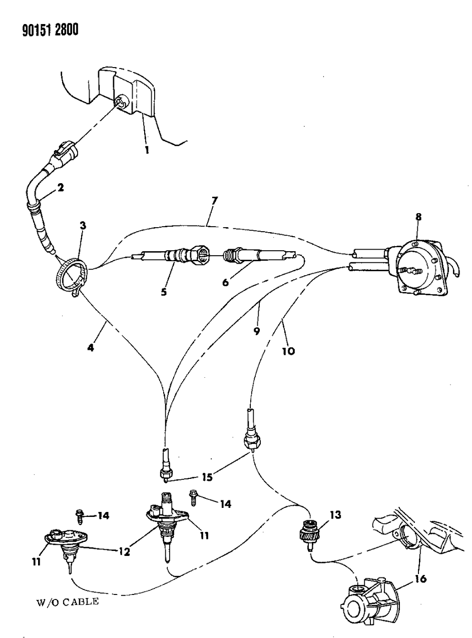 Mopar 5227897 Speed Sensor