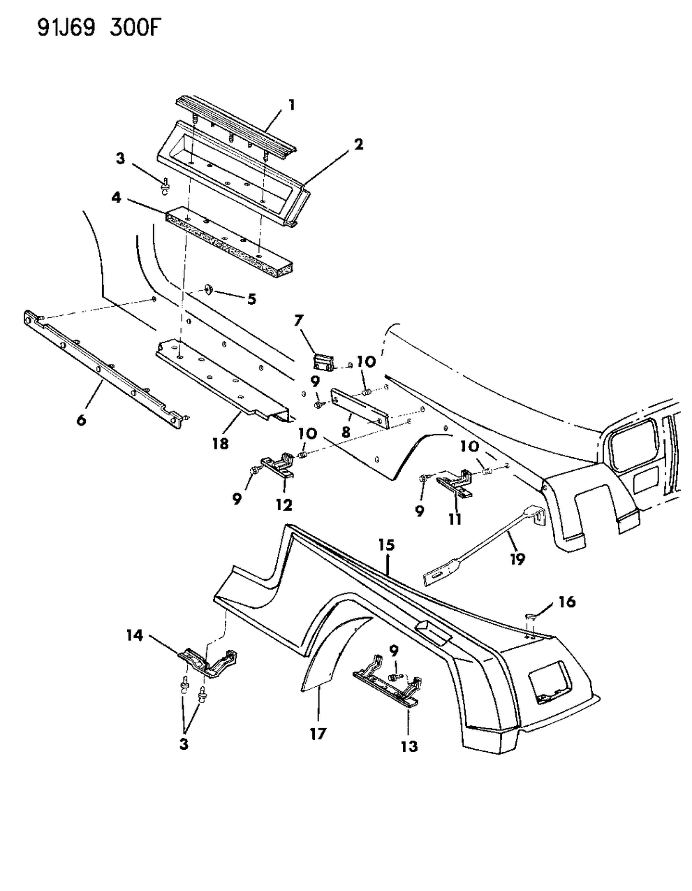Mopar 4638136 Retainer