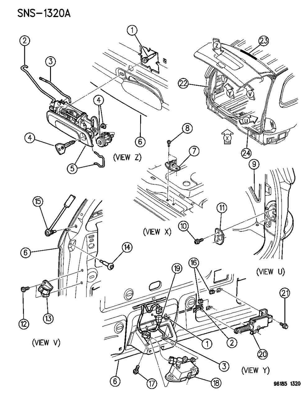 Mopar 4675984 Lock Rod