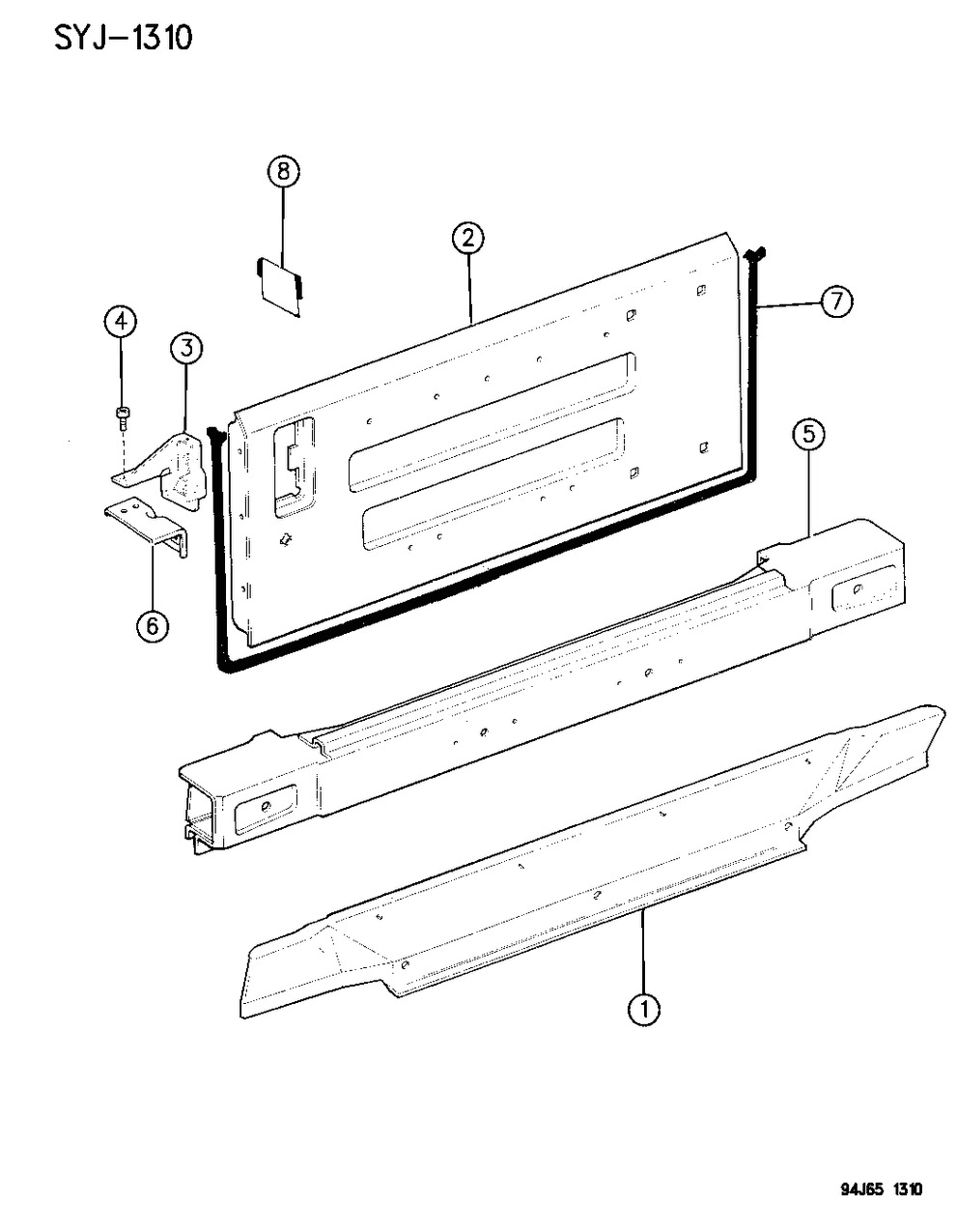 Mopar 55174770 Reinforcement