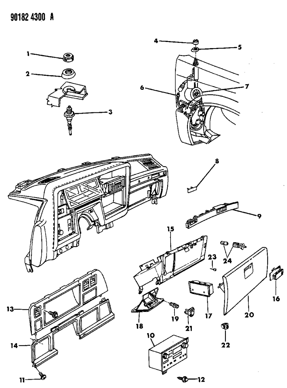 Mopar 5265554 Latch Assembly