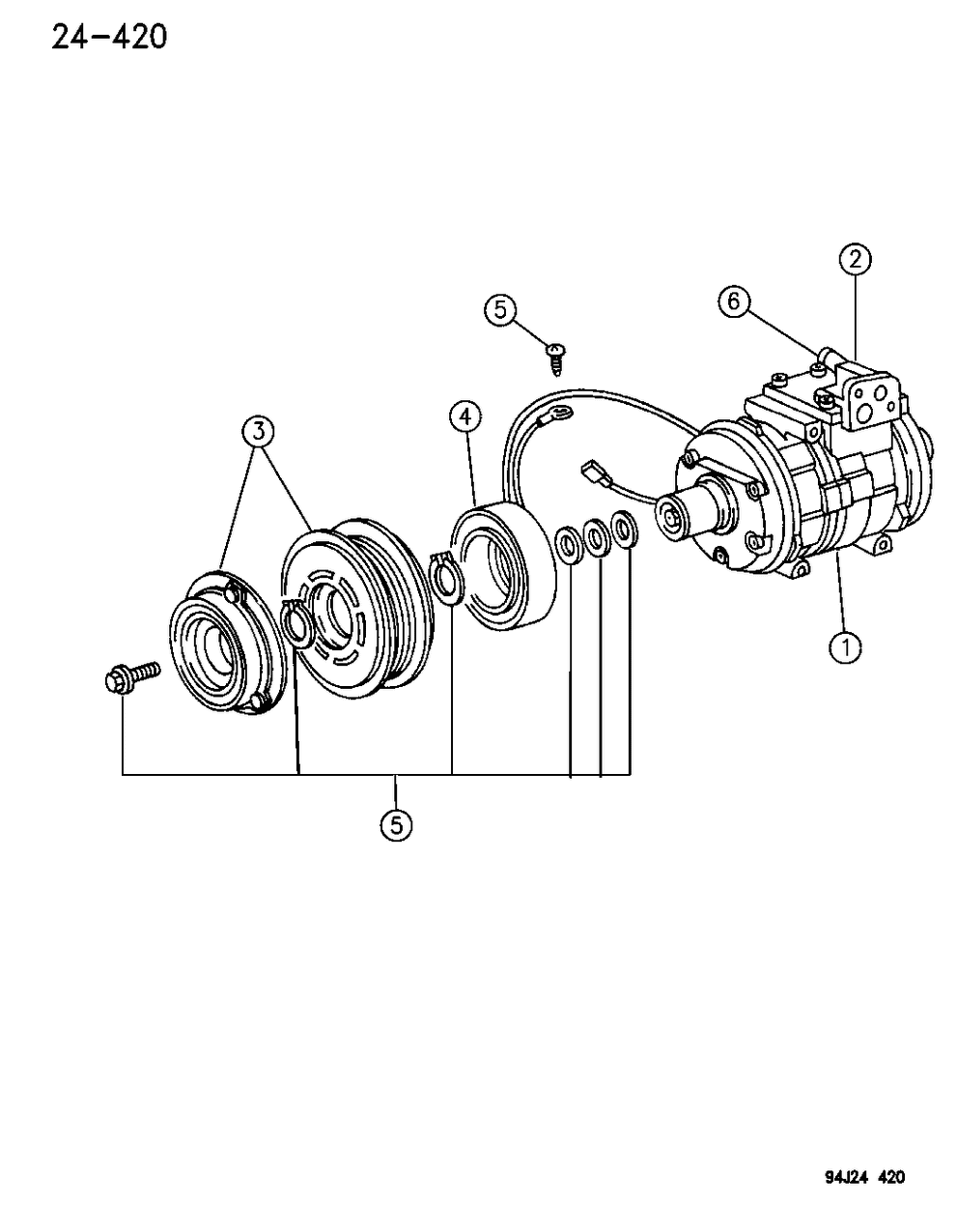 Mopar R5036151 Compressor A/C