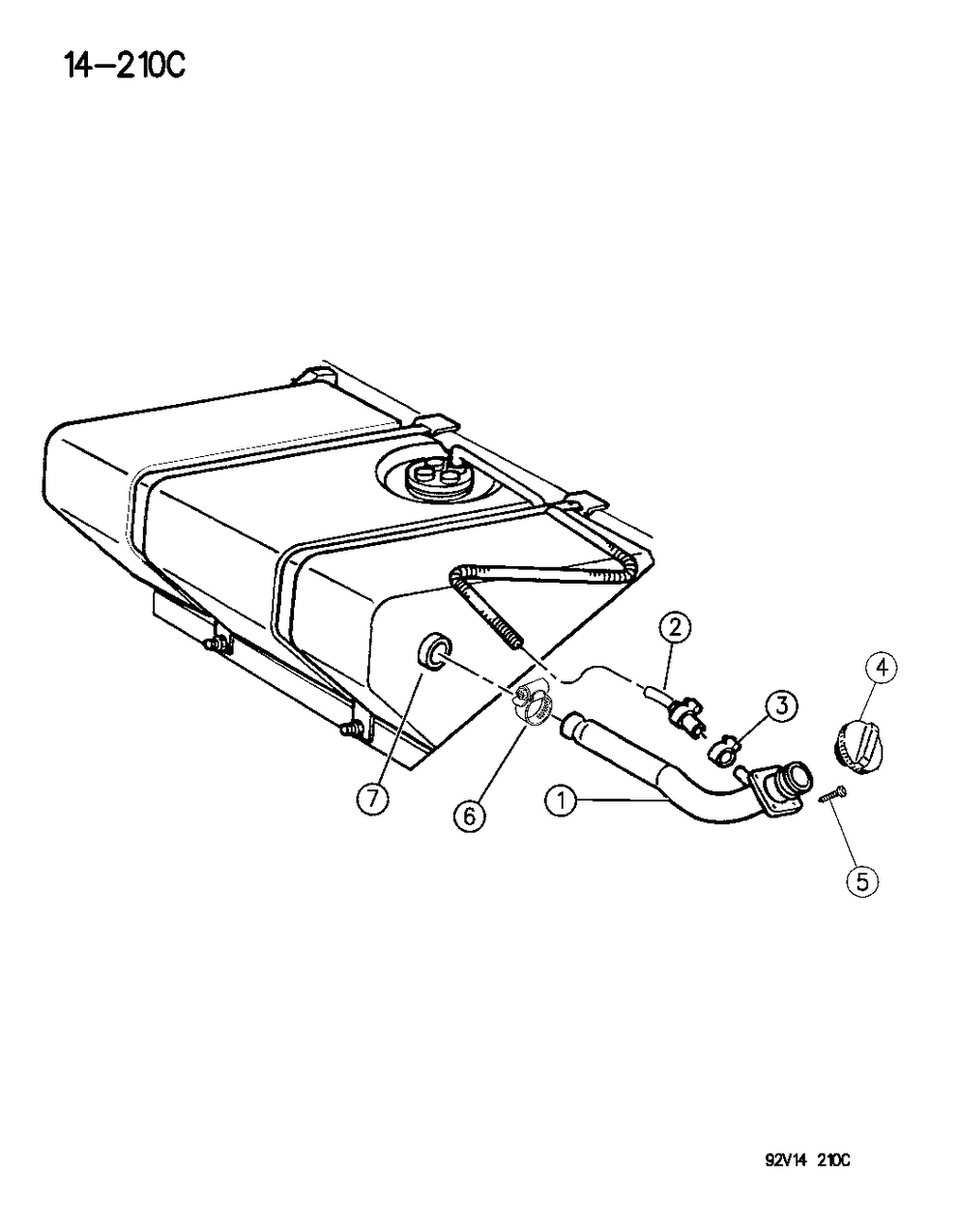 Mopar 4643097 Filler Tube