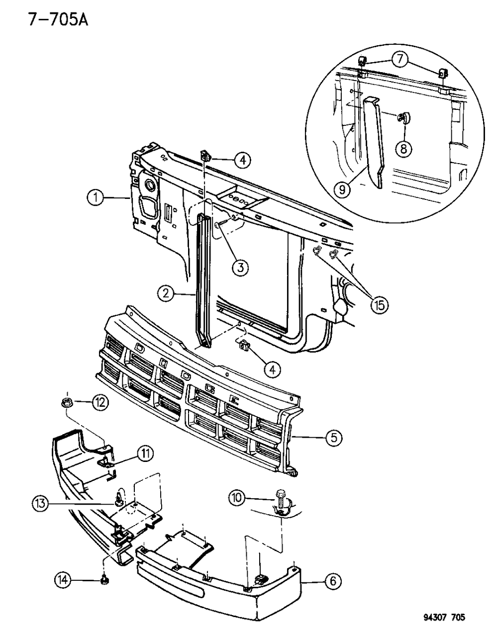 Mopar 56003352 Grille