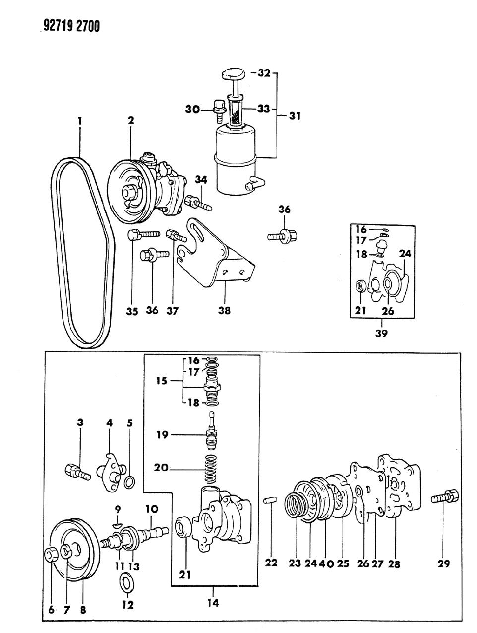 Mopar MB501656 Bearing