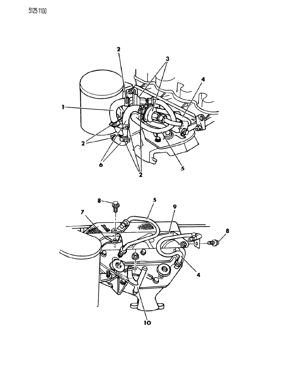 Mopar 4300351 Tube, #1 Aspirator