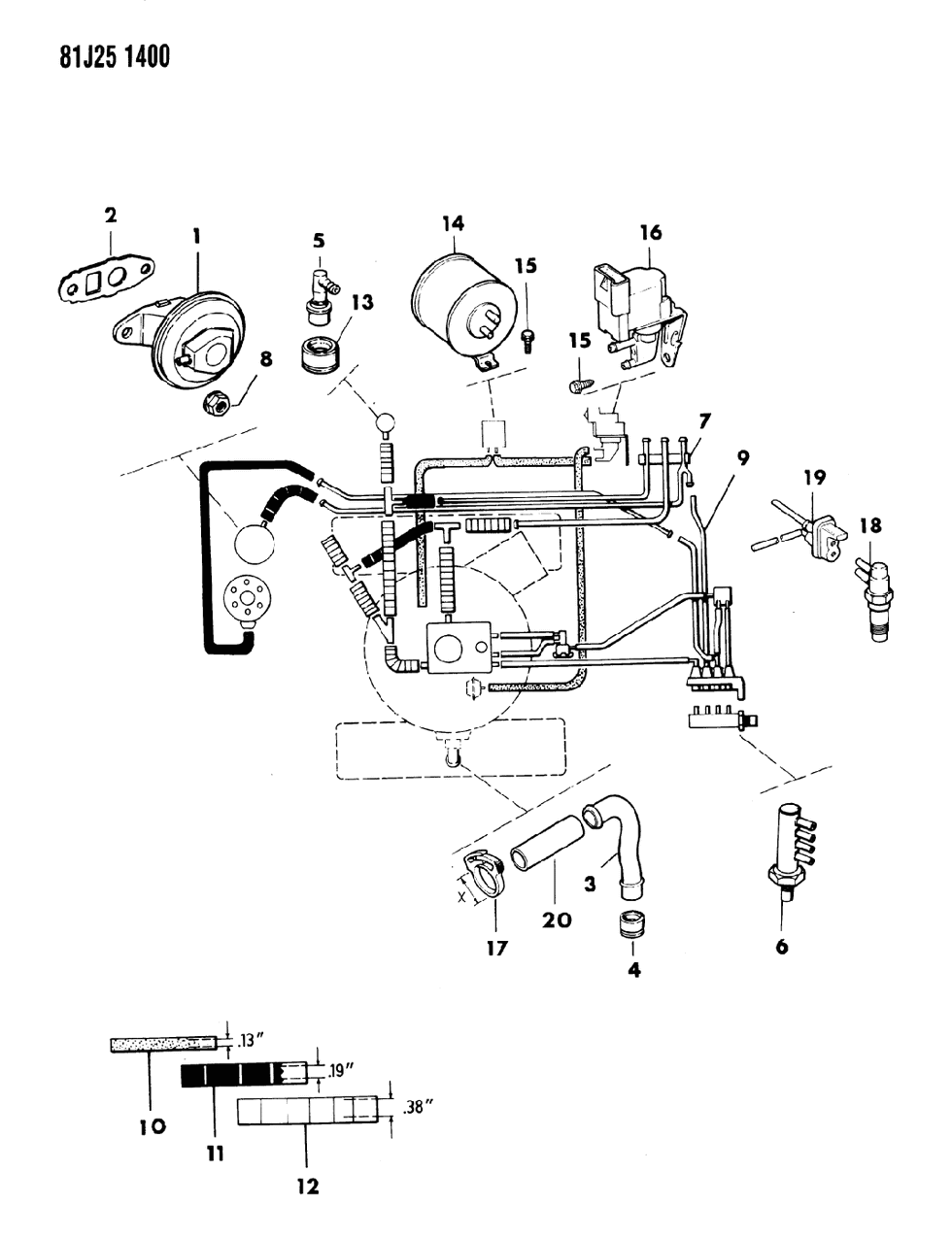 Mopar J3237589 Gasket, EGR