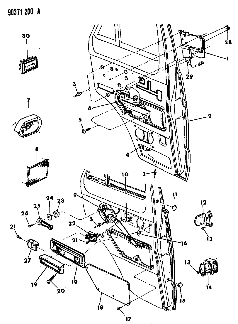 Mopar R4467283 Window Motor
