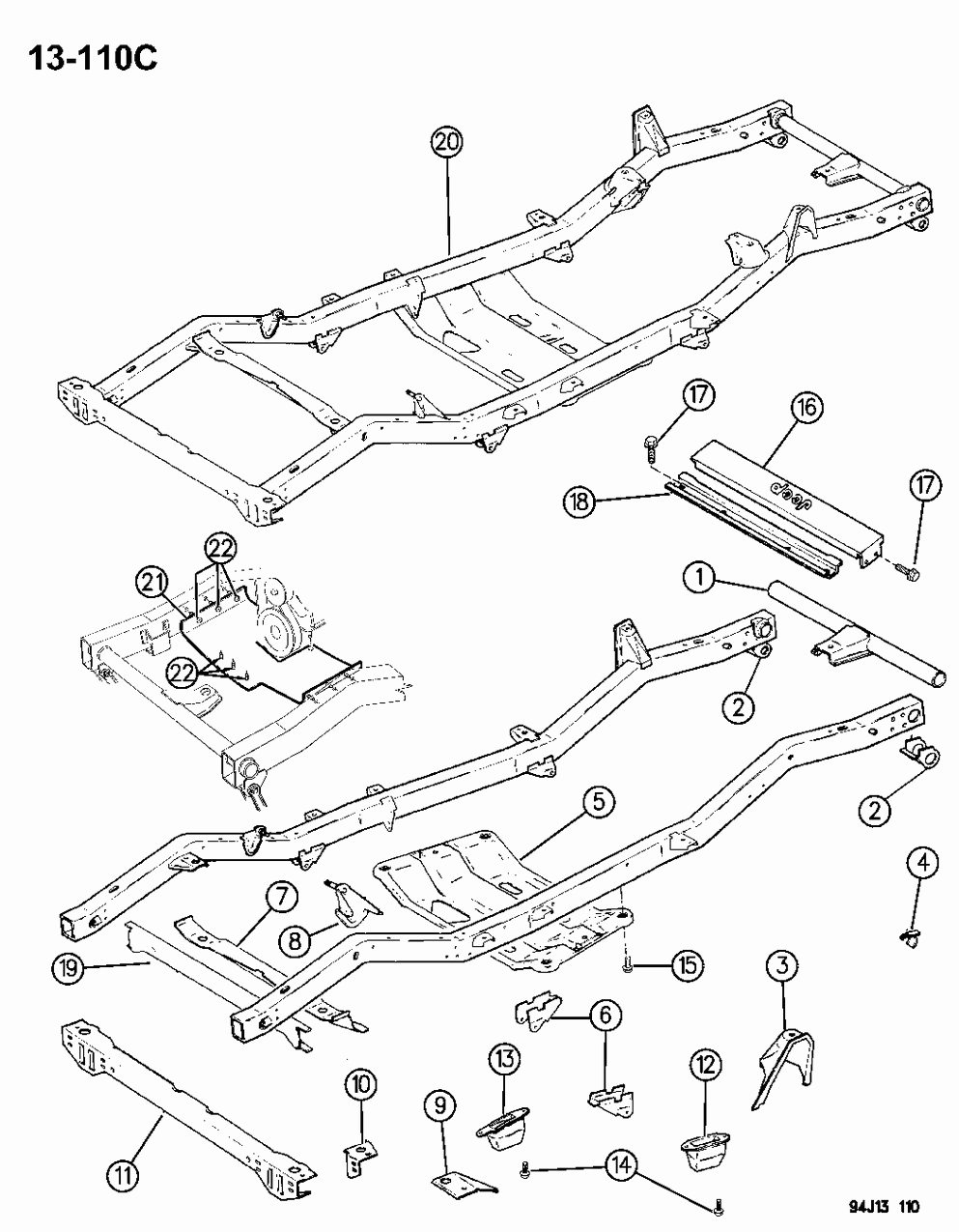 Mopar 55007344 Cover Support, Front