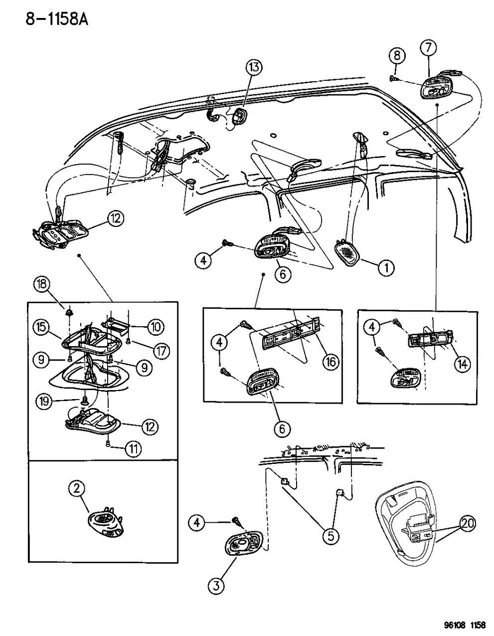 Mopar 4687651 Under Hood Lamp