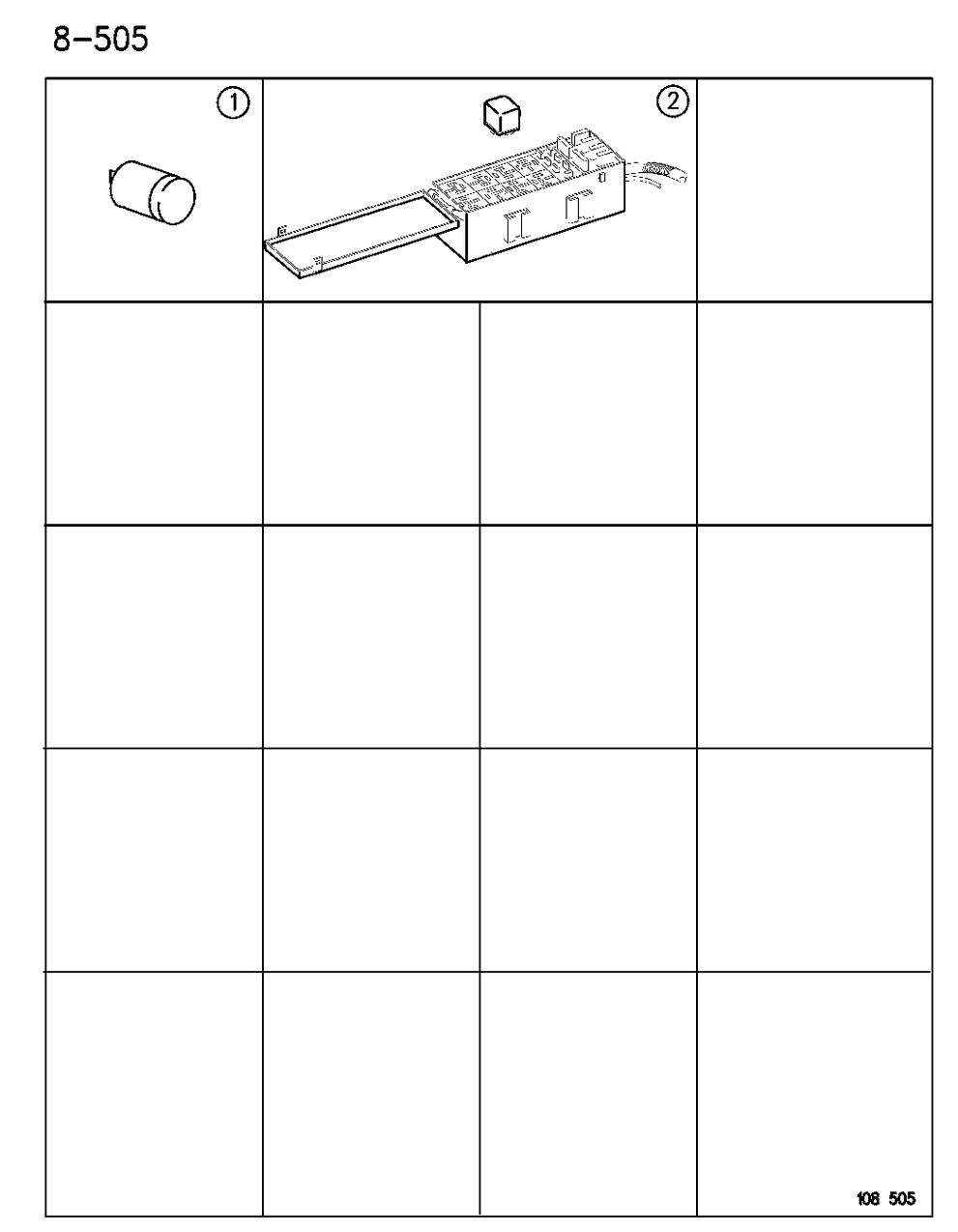 Mopar 5269787 Relay, Smart Dome Lamp Time Out