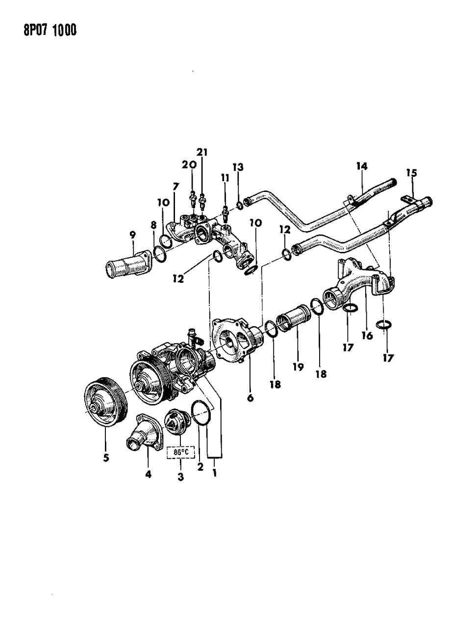 Mopar J1466241 Water Pump