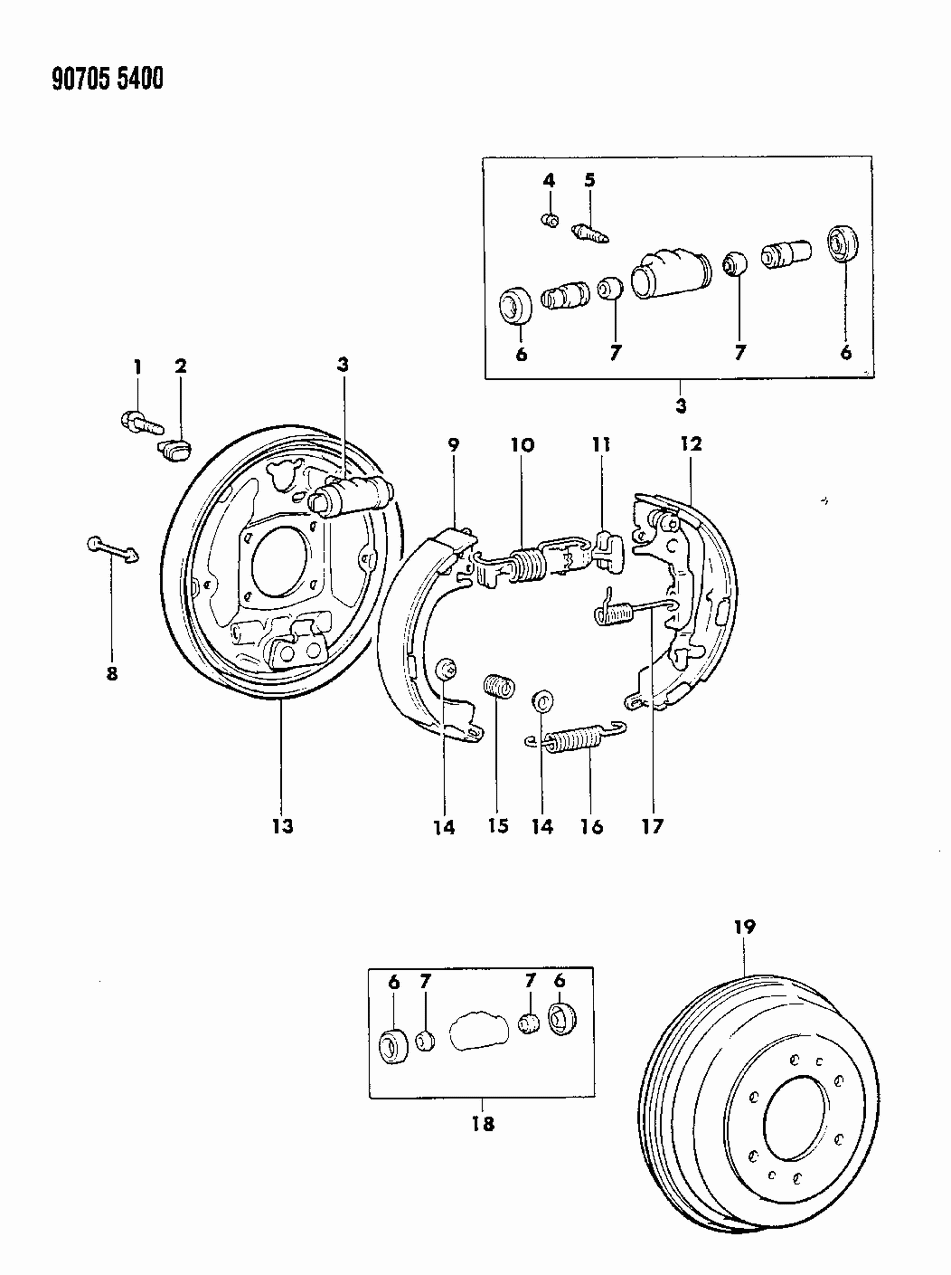 Mopar MA151634 Spring, Shoe Retainer
