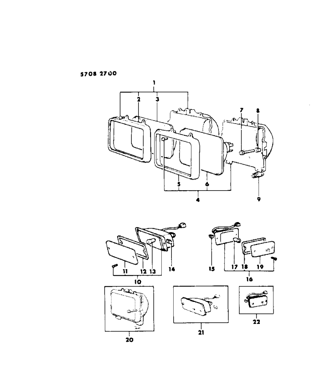 Mopar MB283526 Parking Lamp
