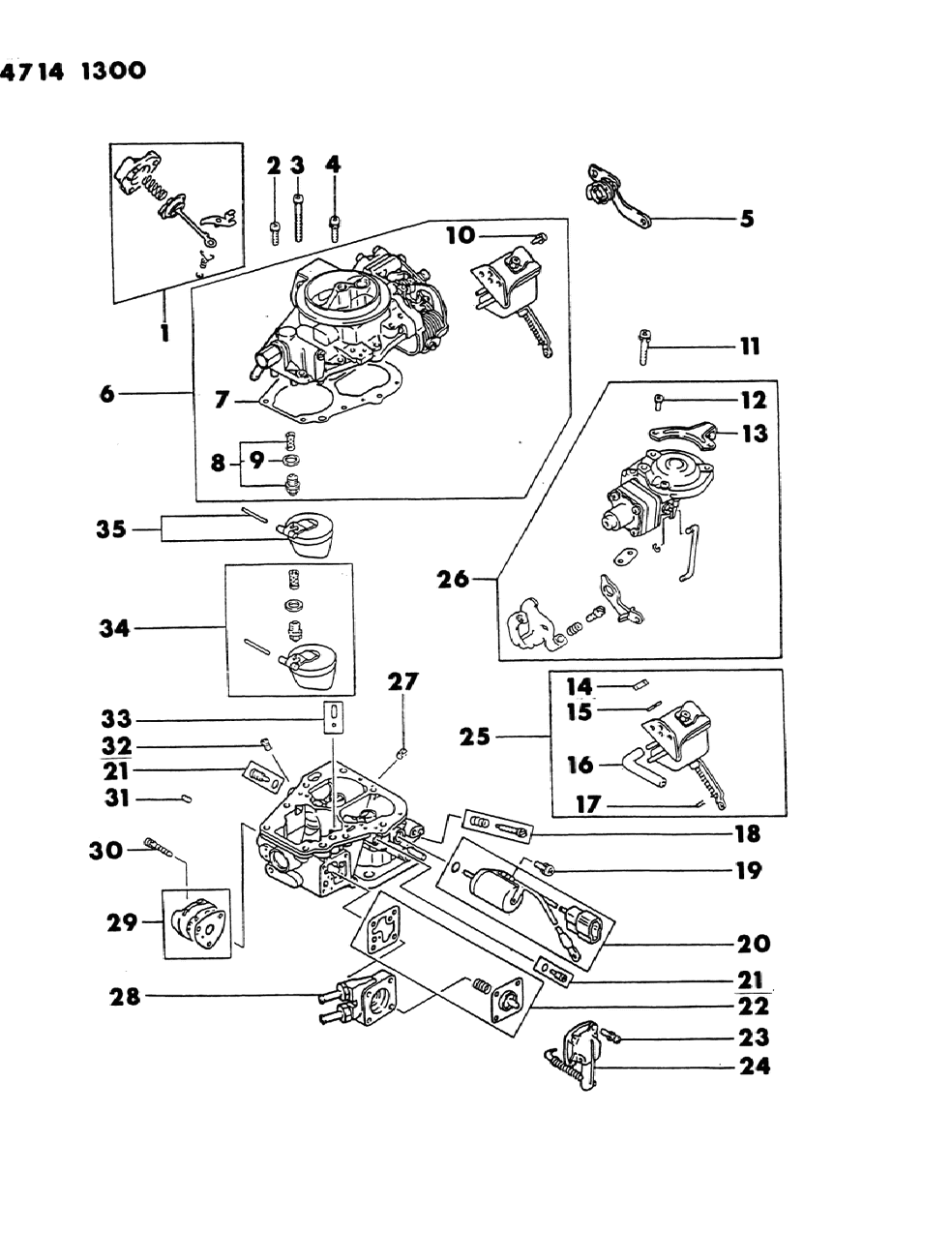Mopar MF350050 Jet, Main (#175) , High Alternator