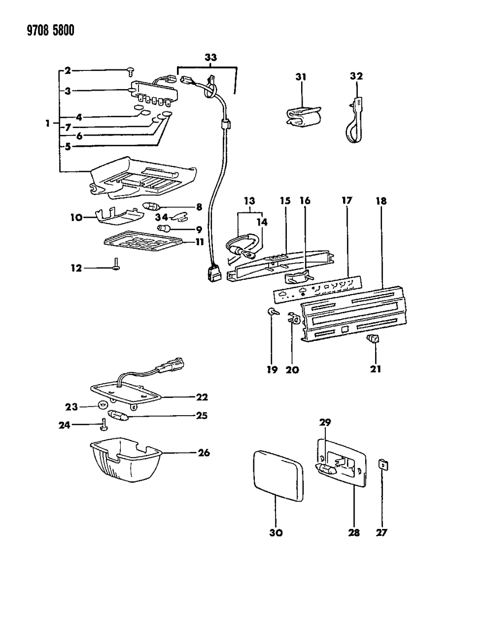 Mopar MB037975 Nut , (5.5)