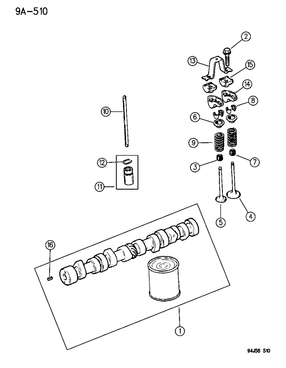 Mopar 53006646 Camshaft