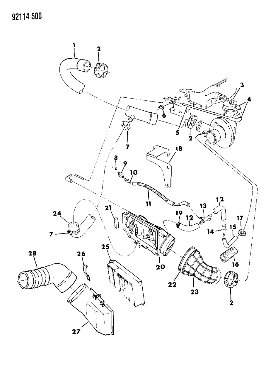Mopar 4268974 Air Duct