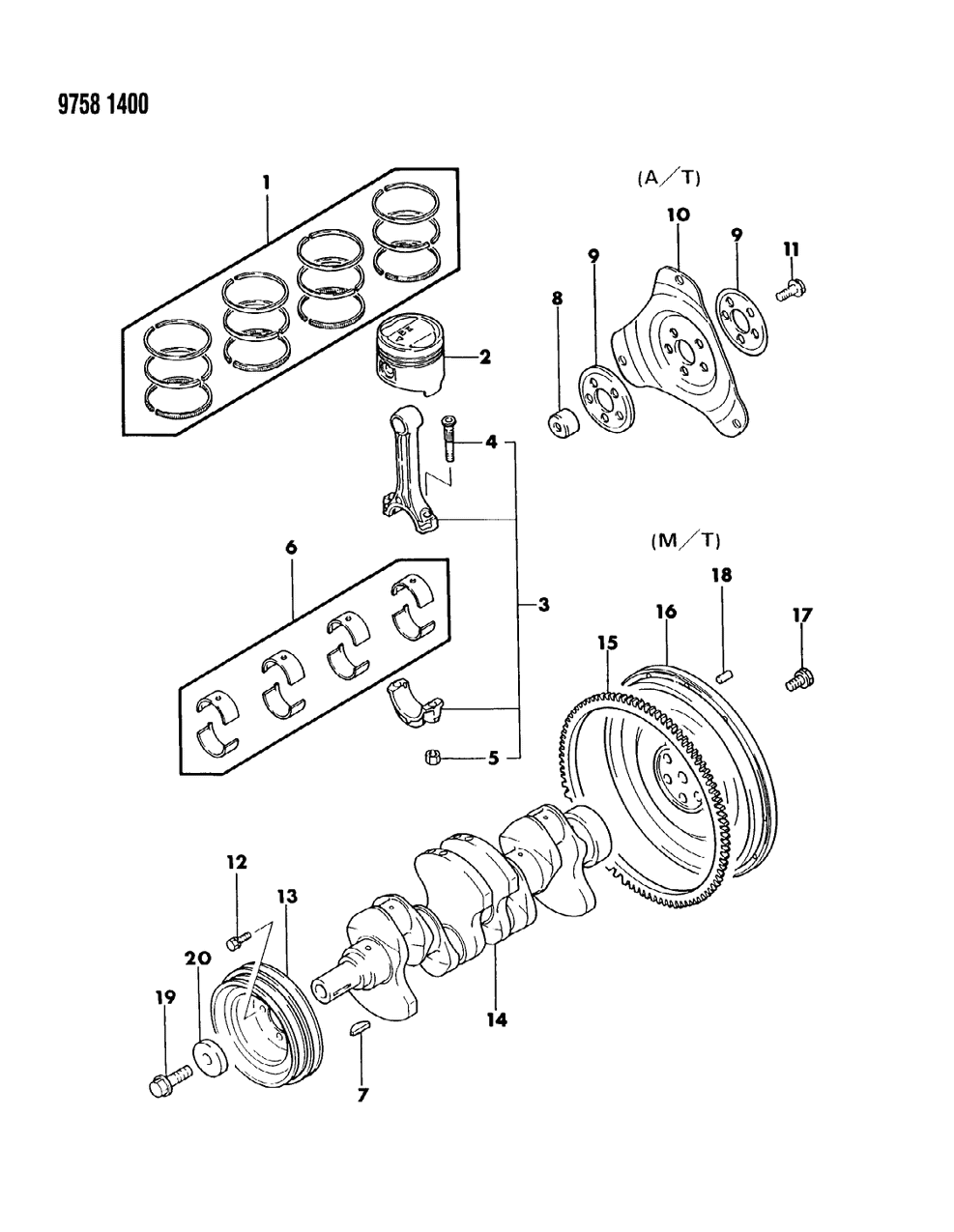 Mopar MD040553 Bolt, Connecting Rod