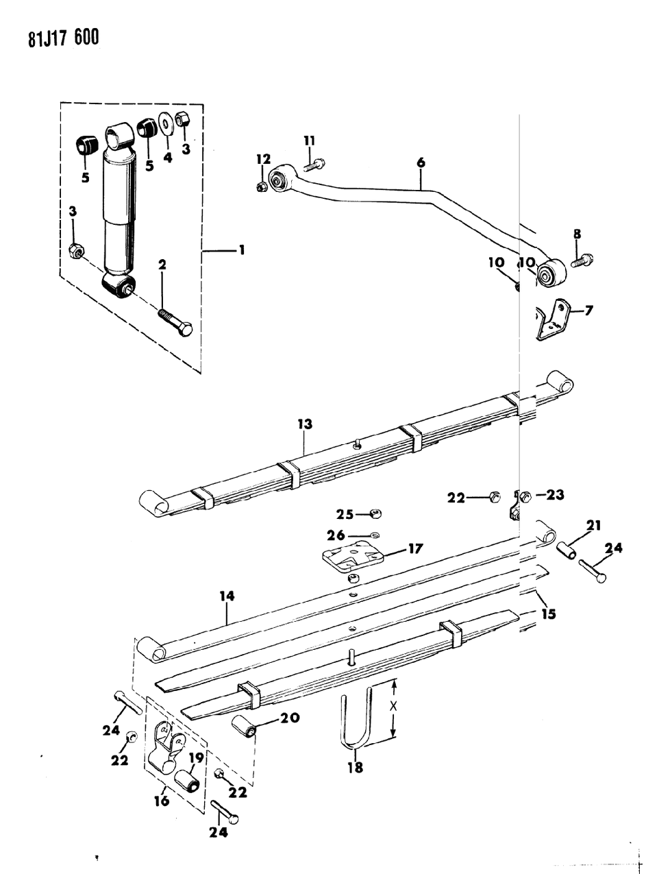Mopar J8129475 U-Bolt
