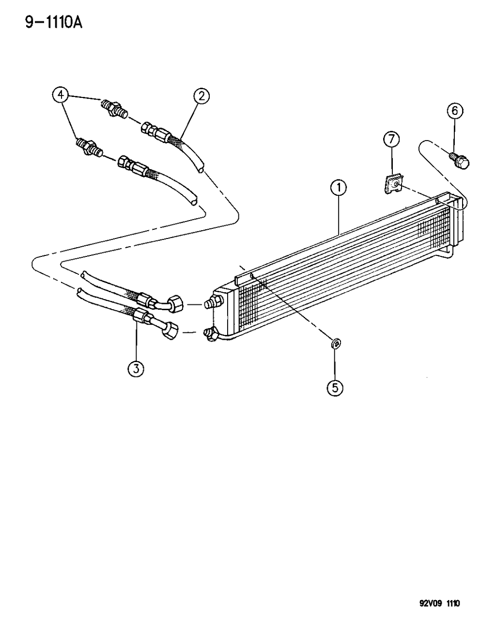 Mopar 4709497 Oil Cooler Hose