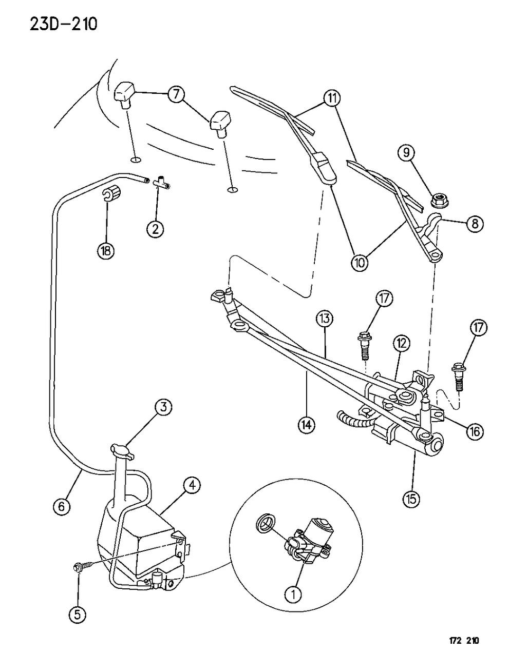 Mopar 4864636 Washer Reservoir
