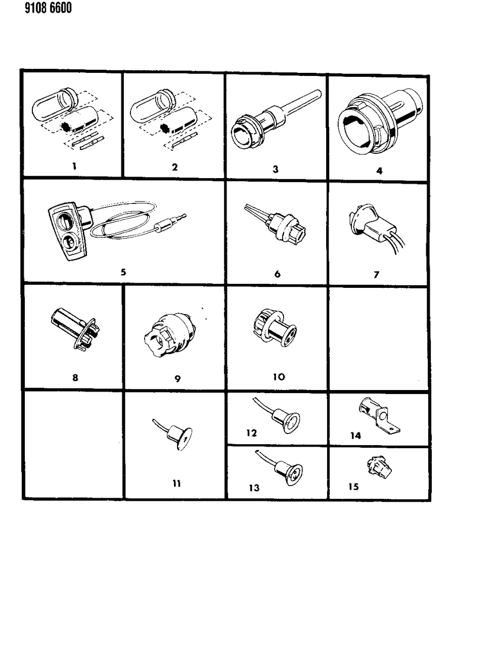 Mopar 4450816 Socket, Printed Circuit Board
