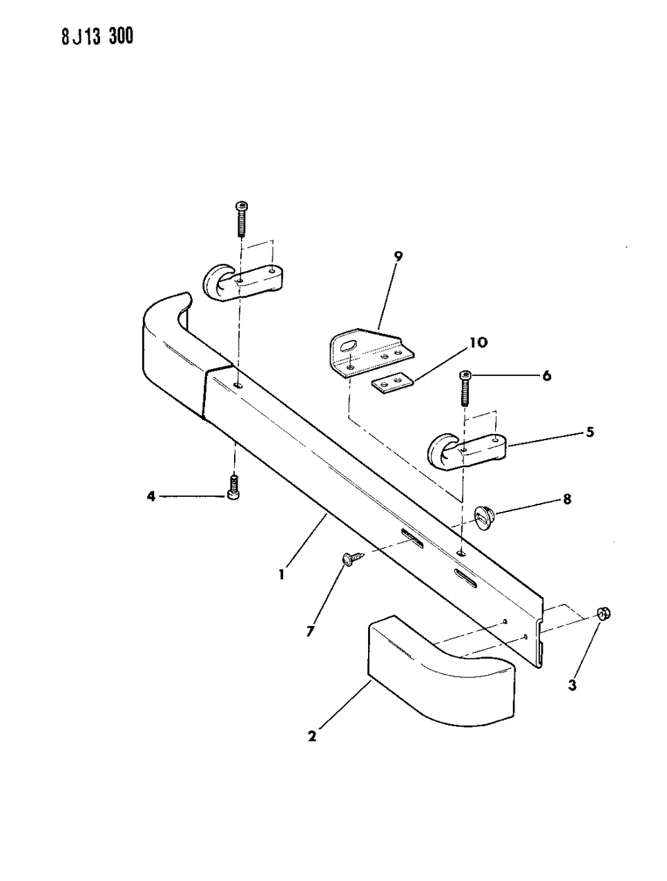 Mopar 52003087 Tow Hook, Black