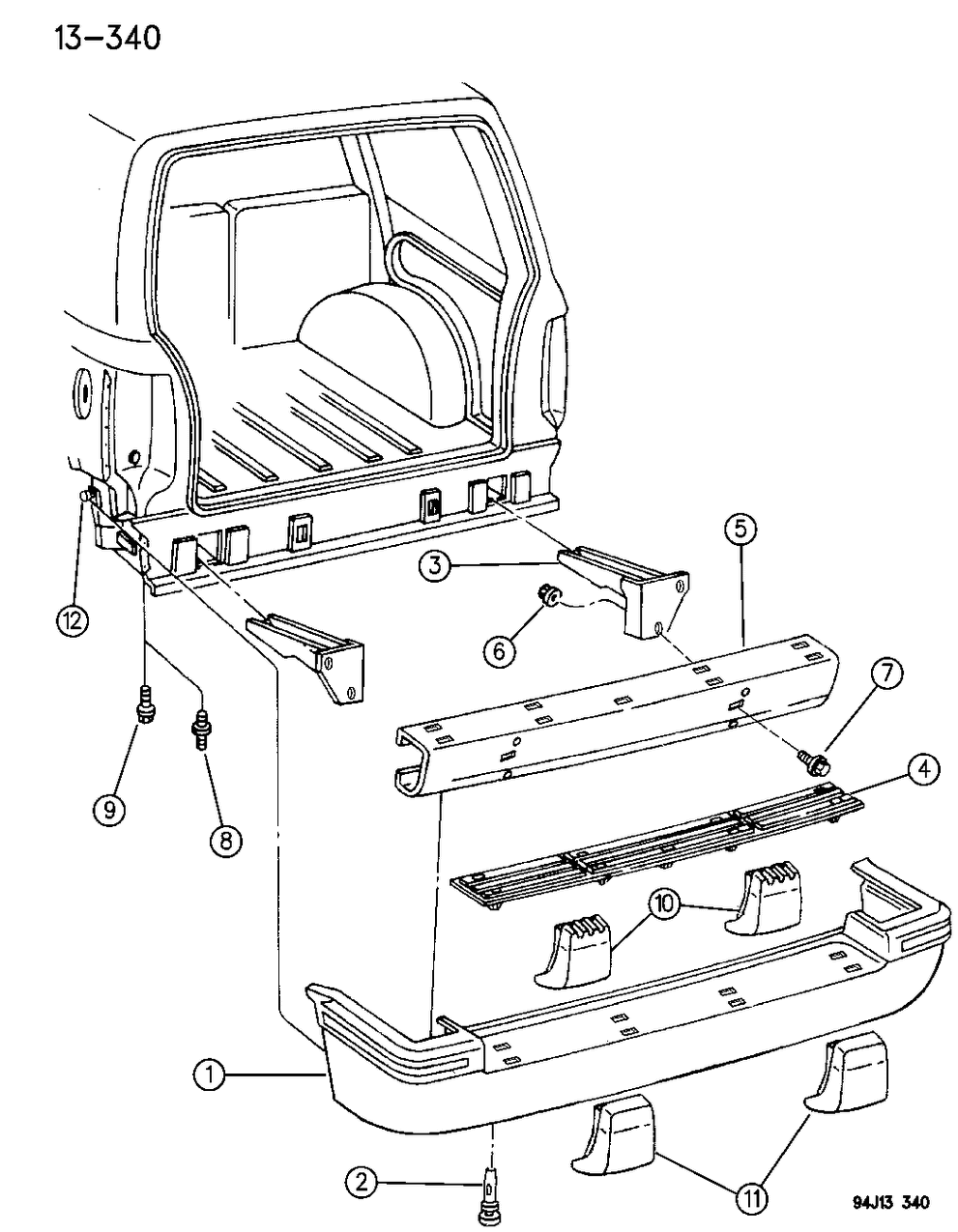 Mopar 5262310 Adaptor, Reflector, Stick - On, Europe, Right