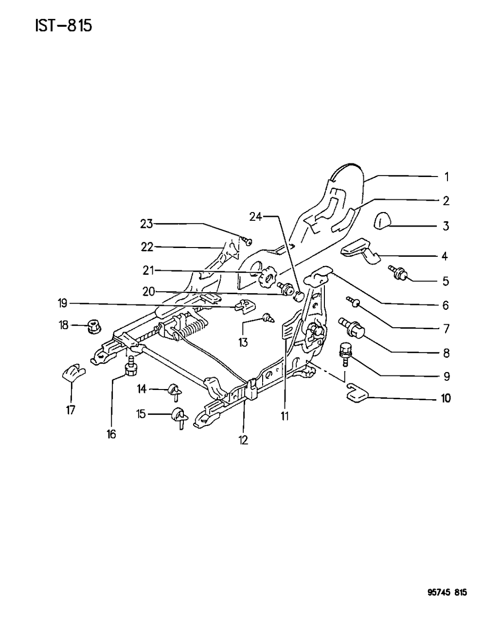 Mopar MB196675 Band, Front Seat