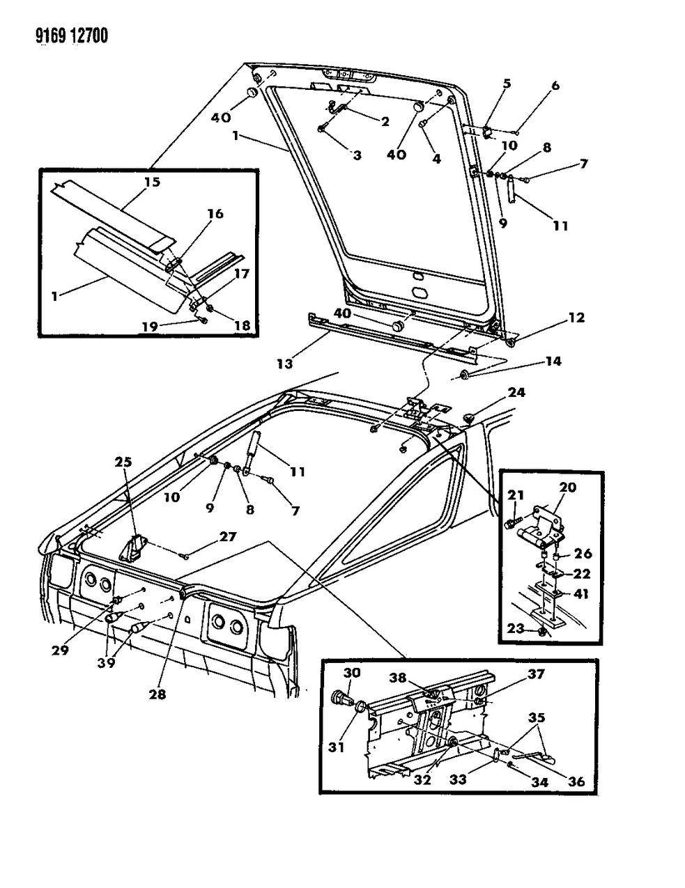 Mopar G0004712 Lift Cylinder