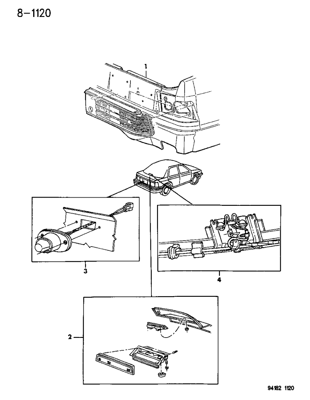 Mopar 4481186 Wiring Assembly, License Lamp