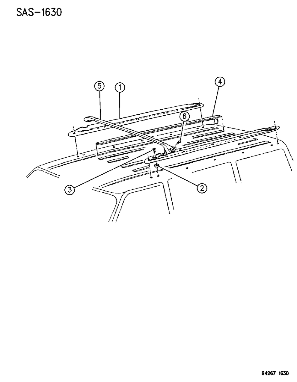 Mopar 5261762 Side Rail, Passenger Side